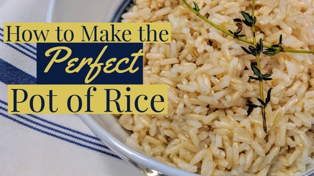 How to Cook Perfect Brown Rice