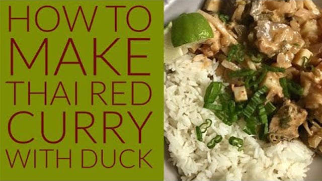 Thai Red Curry with Duck